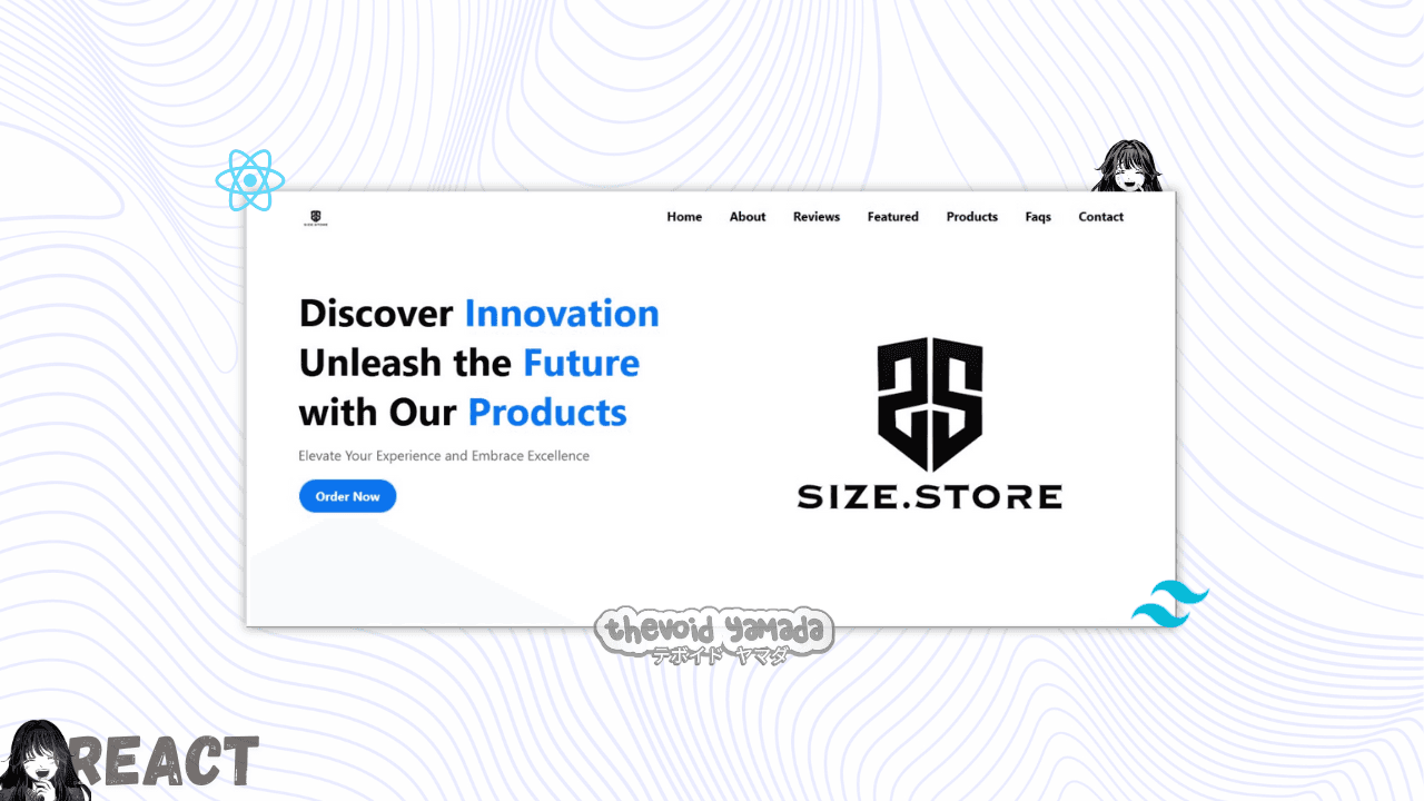 SizeStore Landing Page